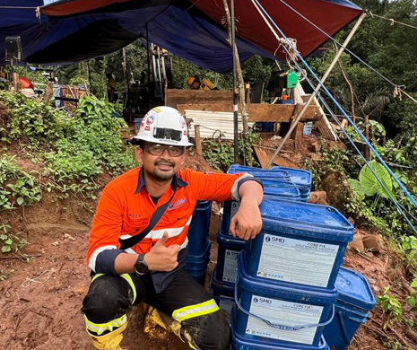 drilling mud engineer in Indonesia