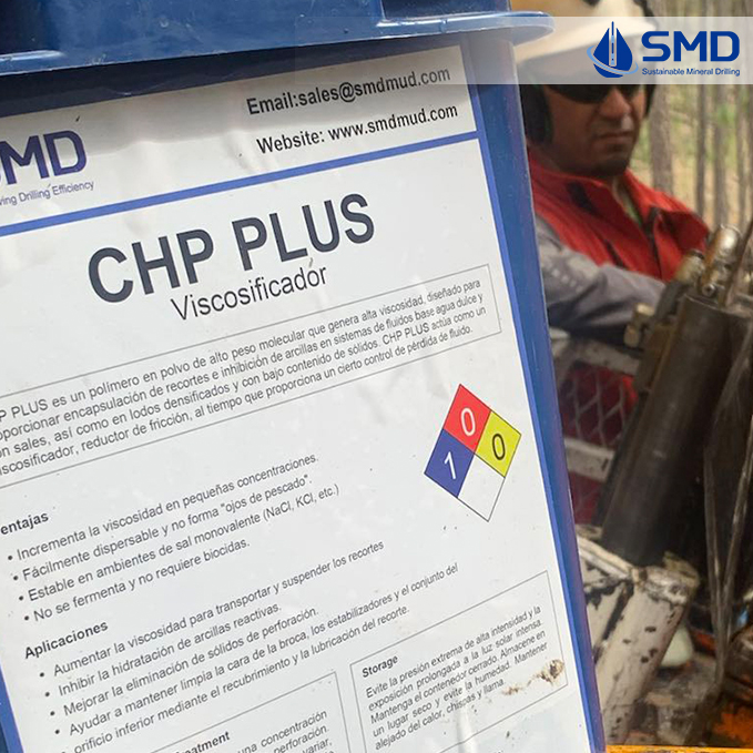 The powder polymer used in the project in Mexico